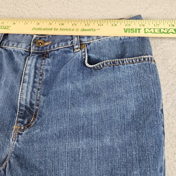 Ralph Lauren Jeans Co Premium Women's 12 Curvy Bootcut Blue Denim Pants - Picture 3 of 9